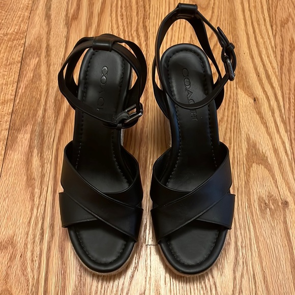Women’s Coach Wedge Sandals - Picture 1 of 3
